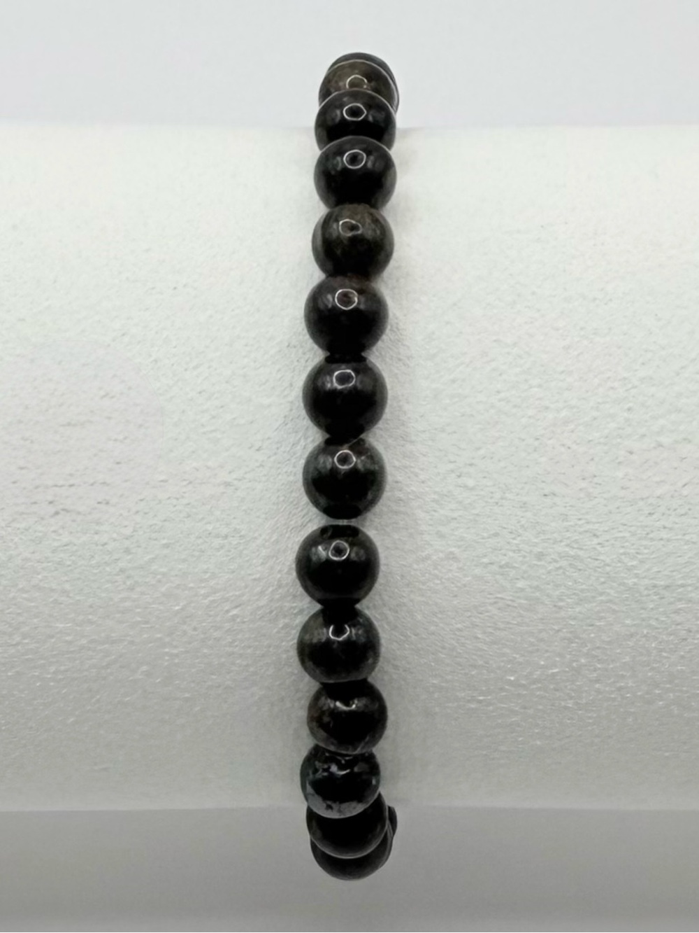 Bronzite Semi-Precious Bead Stretch Bracelet